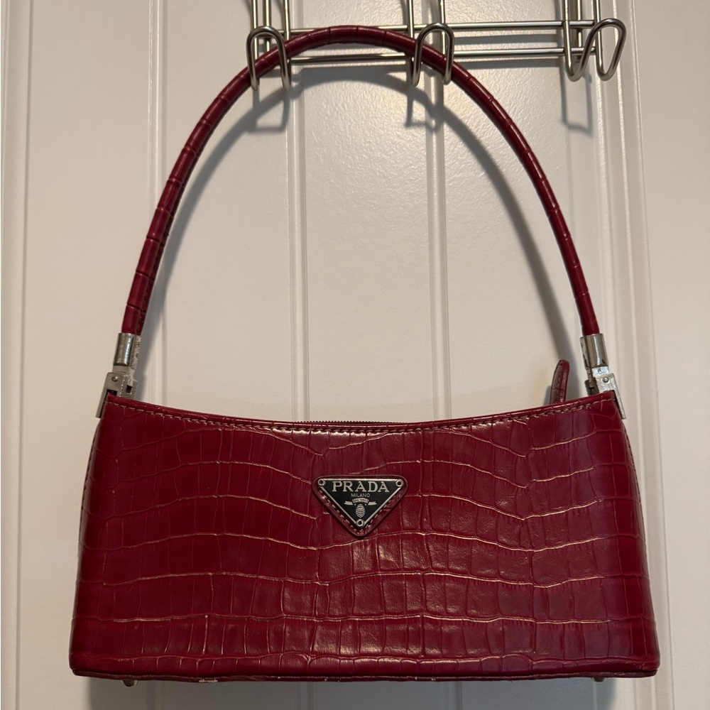 Prada Deep Red shoulder bag